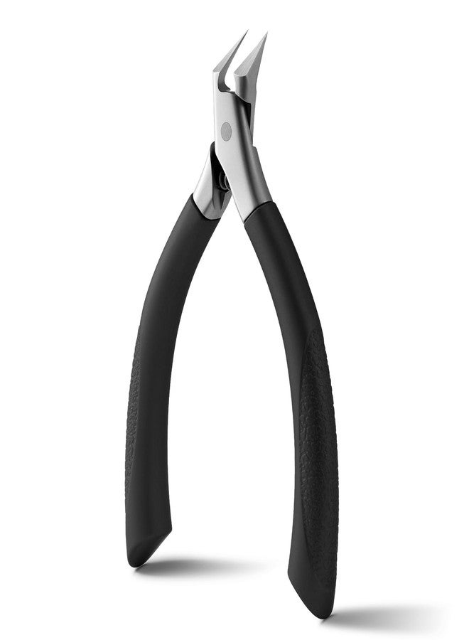 FVION Toenail Clippers for Ingrown Toenail, Straight Nail Clippers for Ingrown Toenails, Professional Ingrown Toenail Treatment for Adults, Seniors, Men and Women (Black) - Image 1
